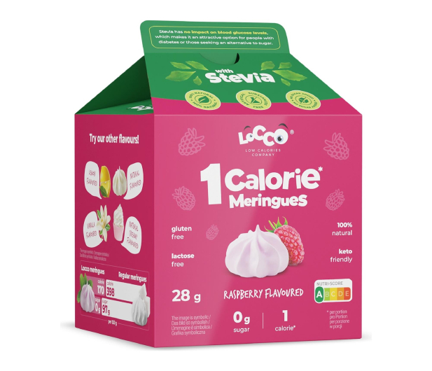 LOCCO 1 kcal Bezy Niskokaloryczne Malinowe - 1503769 - zdjęcie
